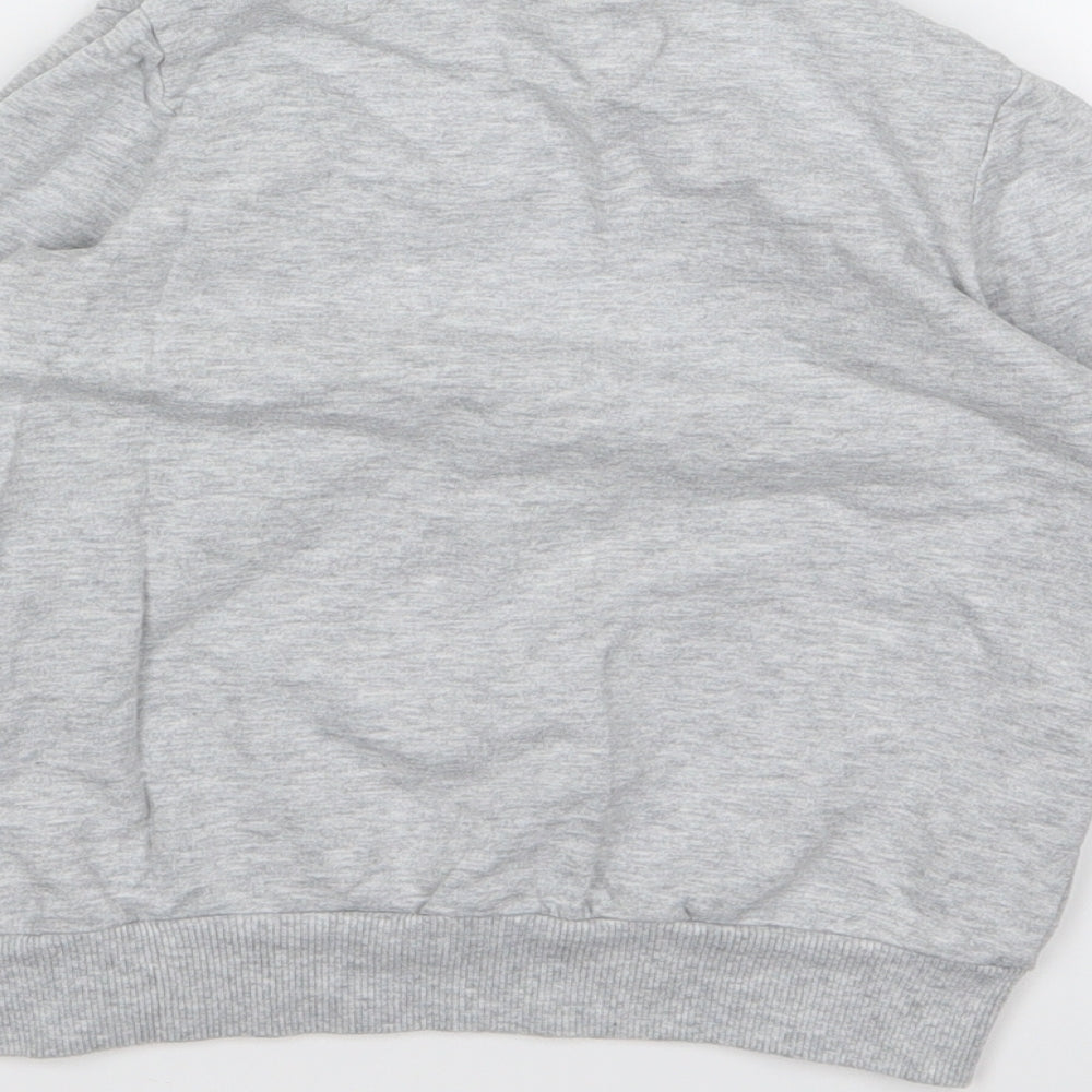 NEXT Girls Grey  Jersey Pullover Sweatshirt Size 5 Years