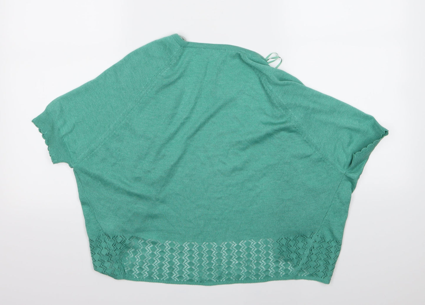 Per Una Womens Green  Knit Cardigan Jumper Size M