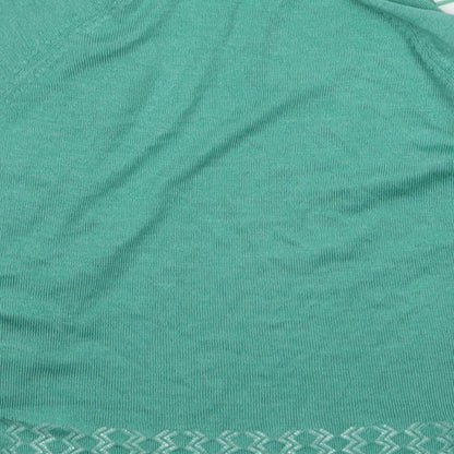 Per Una Womens Green  Knit Cardigan Jumper Size M