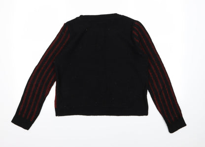 Topshop Womens Red  Knit Pullover Jumper Size 8