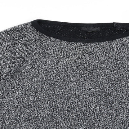 Topshop Womens Grey  Knit Pullover Jumper Size 10