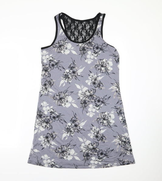 George Womens Grey Floral    Size 12