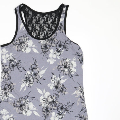 George Womens Grey Floral    Size 12