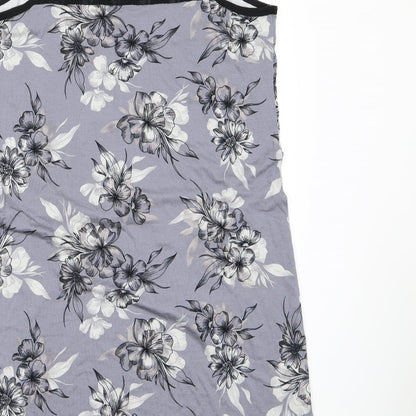 George Womens Grey Floral    Size 12