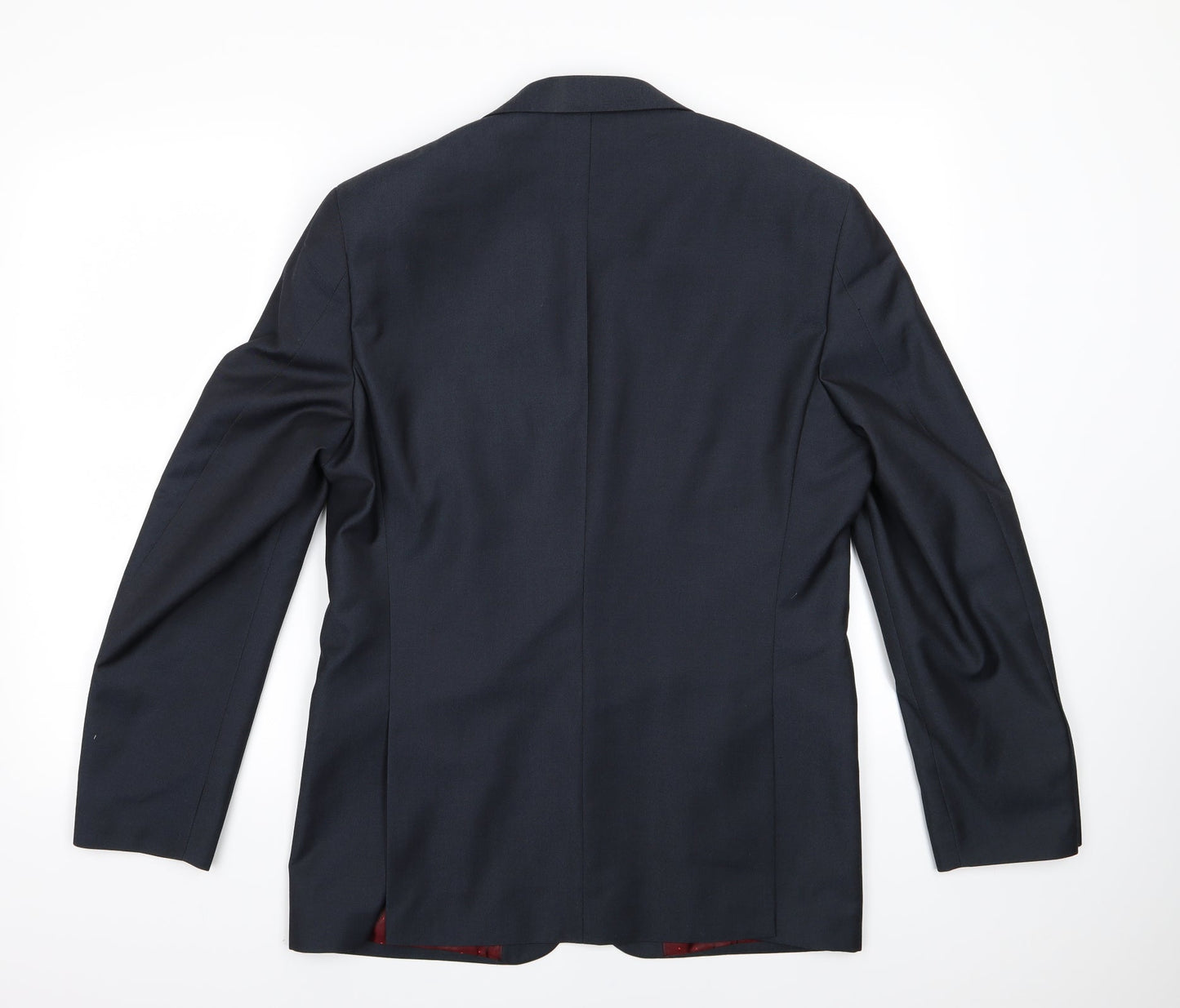 Tarocash Mens Grey  Rayon Jacket Suit Jacket Size 36
