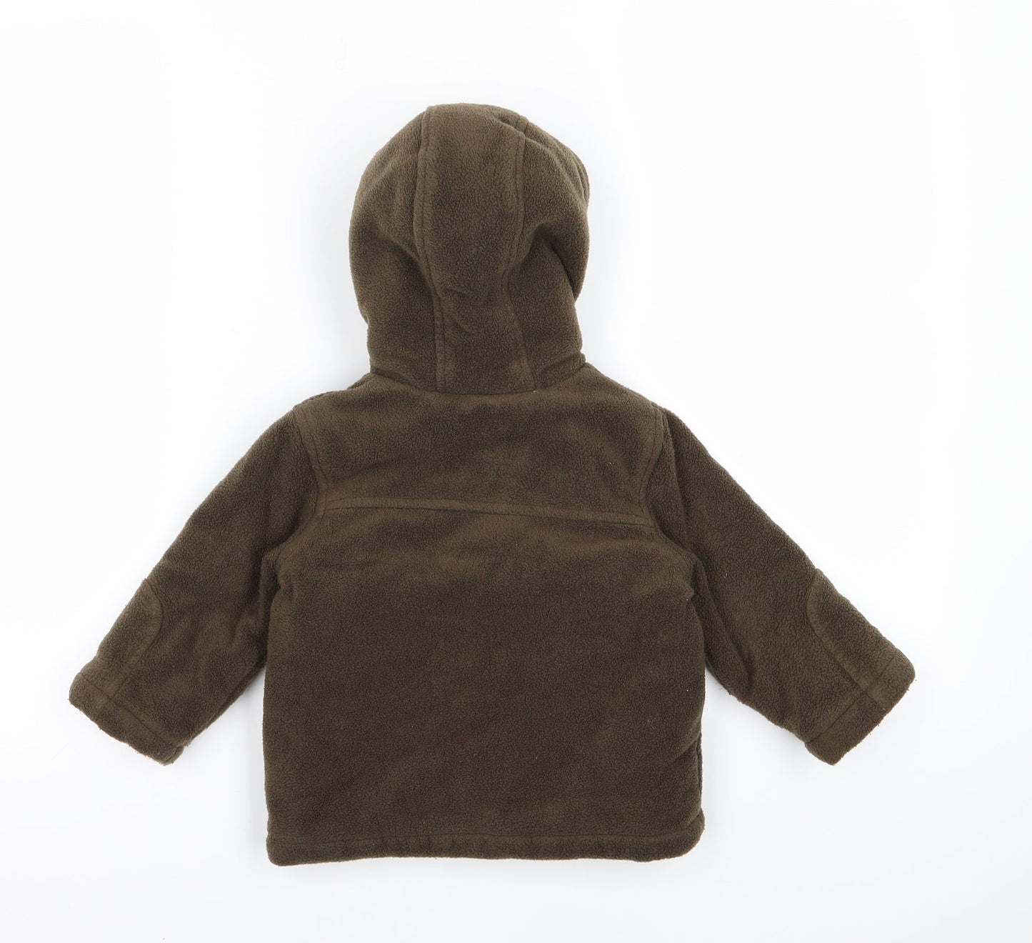 Mothercare Baby Brown  Fleece Basic Coat Coat Size 12-18 Months