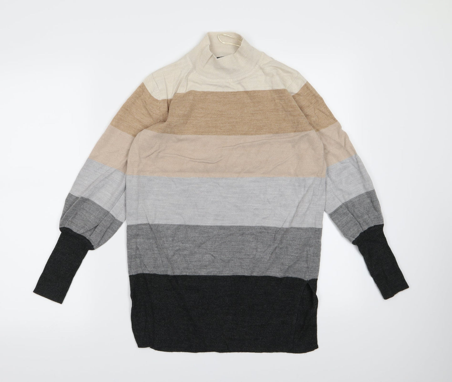 Garfield & Marks Womens Multicoloured Striped Knit Pullover Jumper Size S