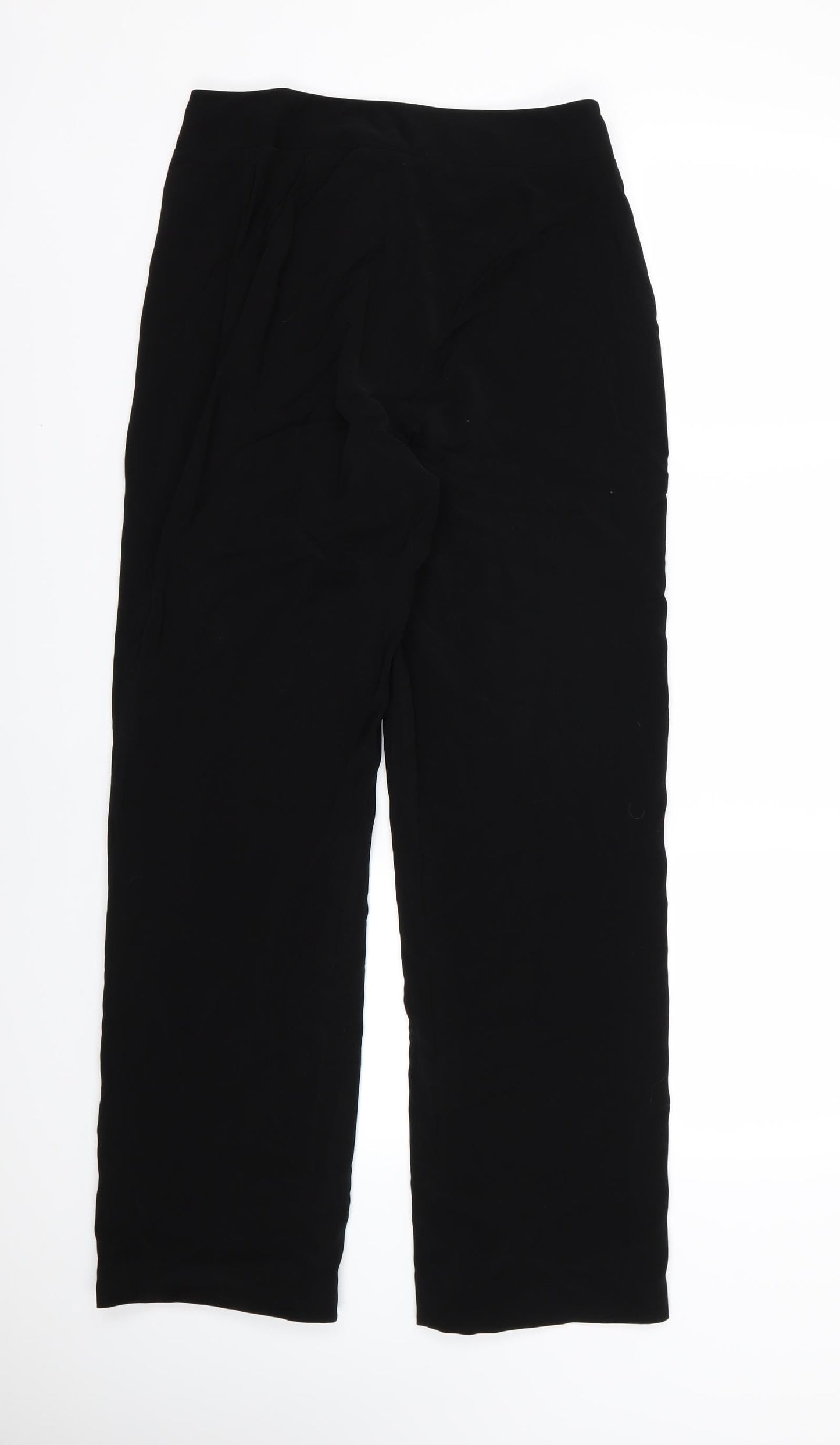 Womens UK Size 12 Per Una Regular Fit Dress Pants Black Trousers