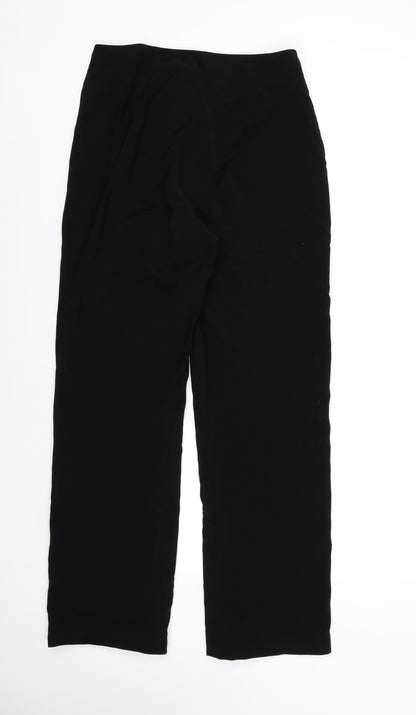 Womens UK Size 12 Per Una Regular Fit Dress Pants Black Trousers