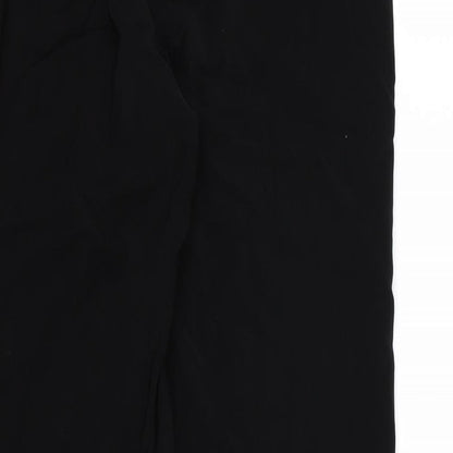 Womens UK Size 12 Per Una Regular Fit Dress Pants Black Trousers