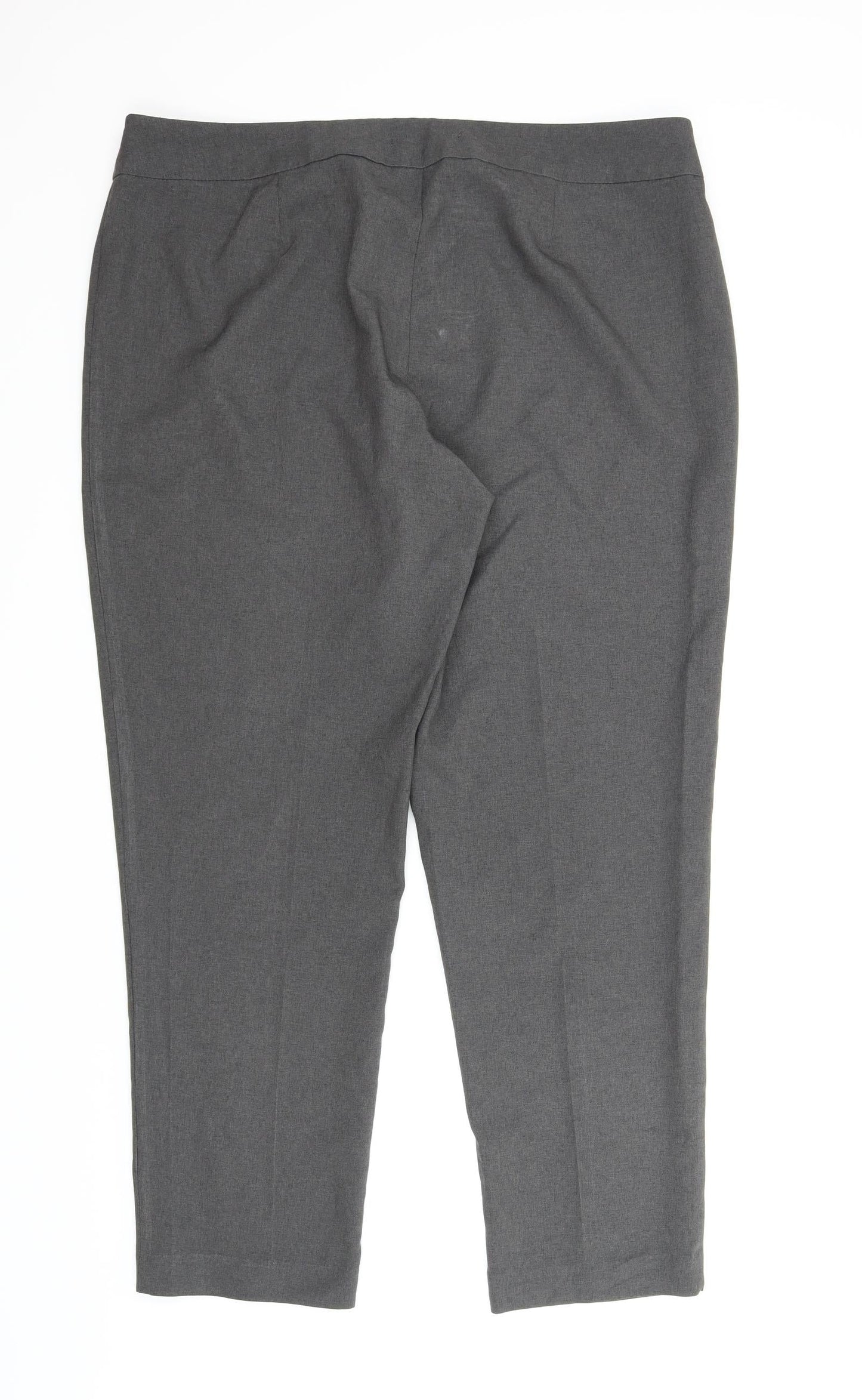 George Womens Grey   Carrot Trousers Size 18 L27 in