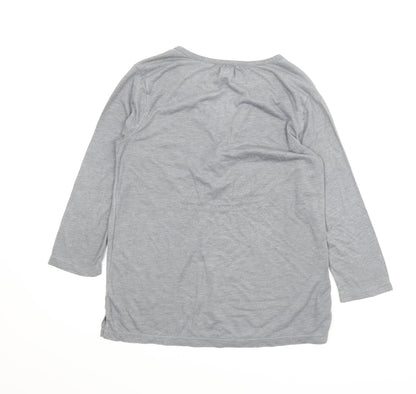 Womens UK Size S Gap Grey Basic Blouse