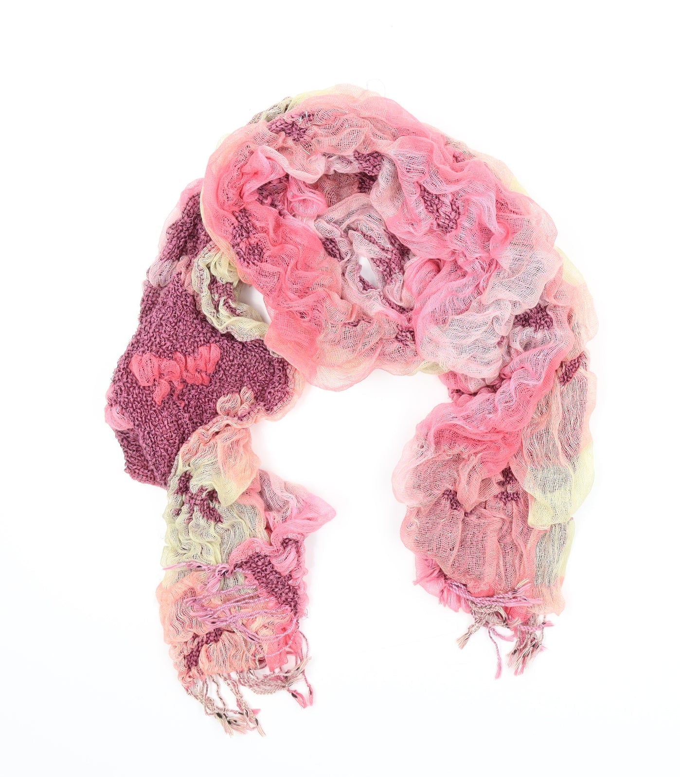 Thomas Calvis Womens Pink Batik   Scarf