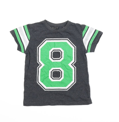 NEXT Boys Black   Jersey T-Shirt Size 5 Years