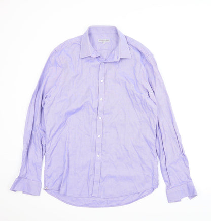 Alexandre Mens Blue    Button-Up Size 16.5