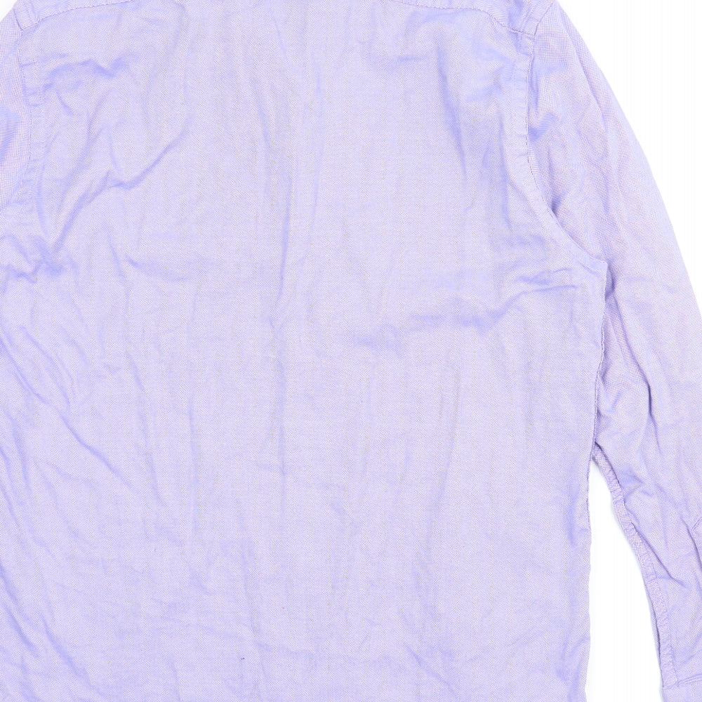 Alexandre Mens Blue    Button-Up Size 16.5