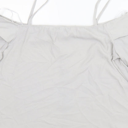 Select Womens Grey   Camisole Blouse Size 14