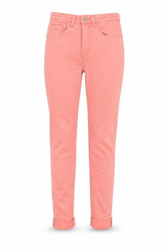 Womens UK Size XS Queen Hearts Regular Fit Skinny Pink Jeans