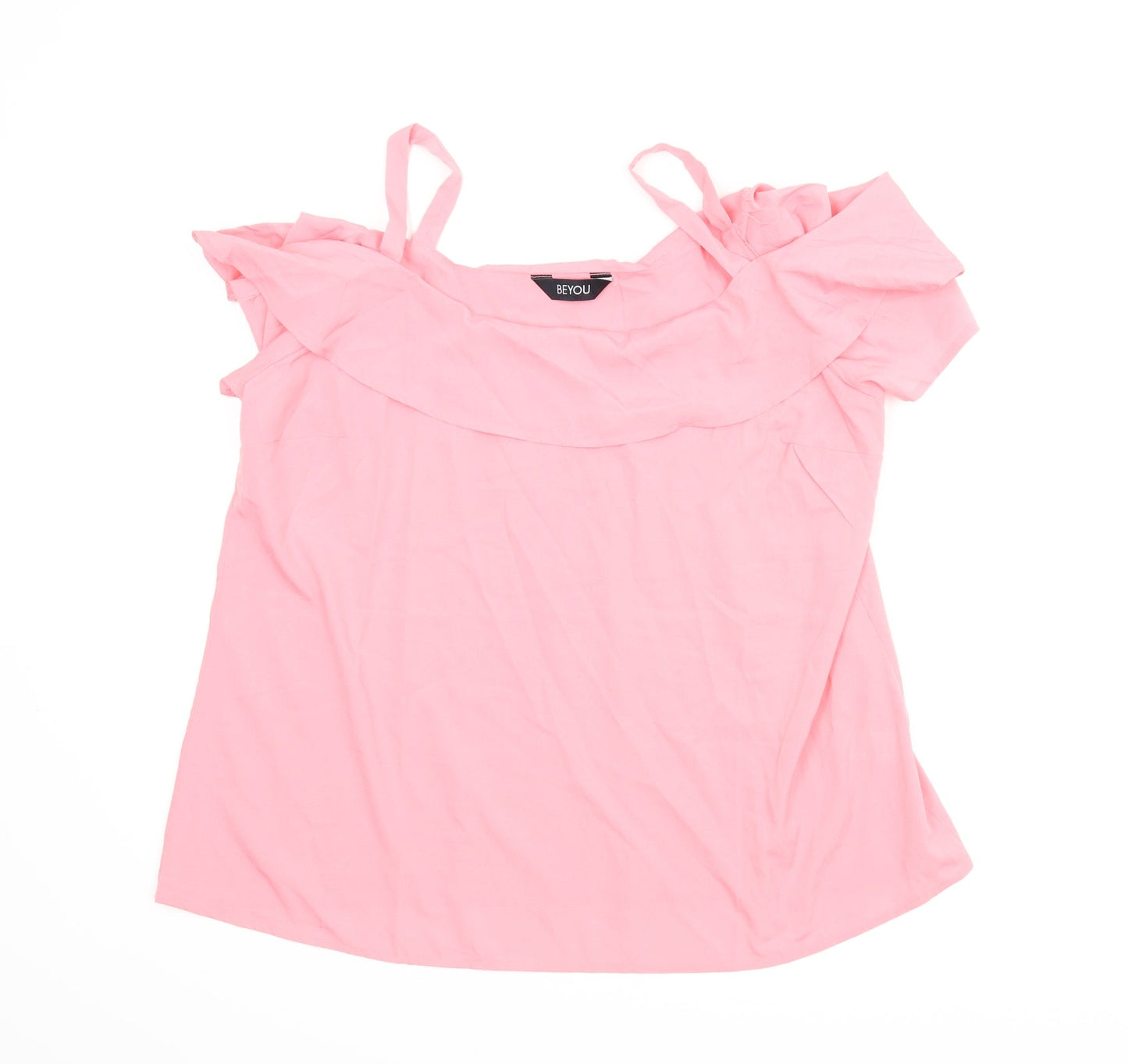 Womens UK Size 16 BeYou Pink Camisole Blouse