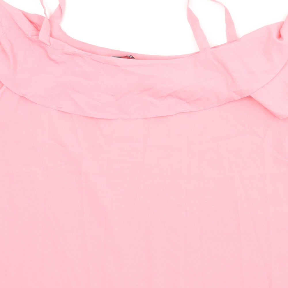 Womens UK Size 16 BeYou Pink Camisole Blouse