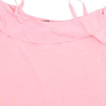 Womens UK Size 16 BeYou Pink Camisole Blouse