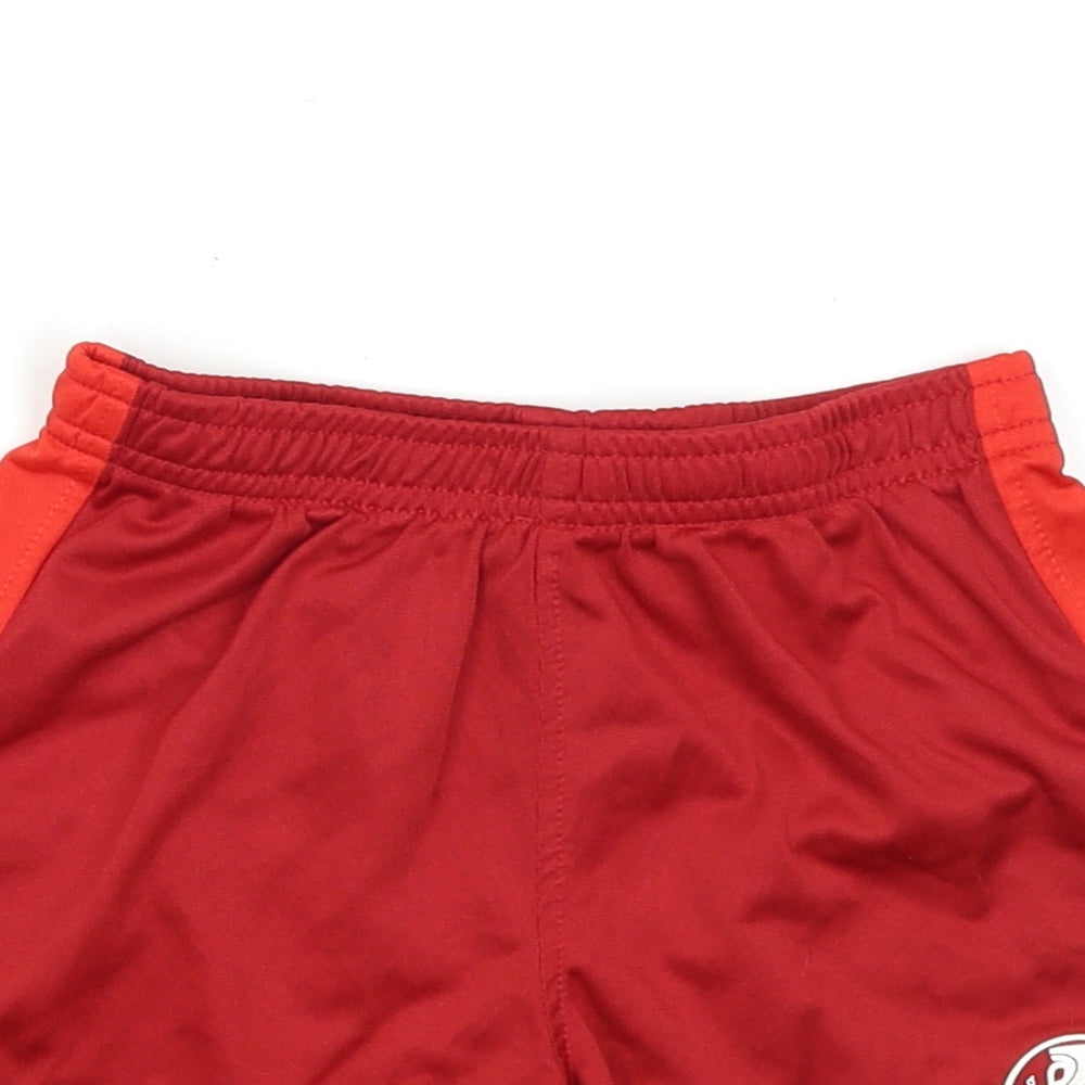 UEFA Euro 2016 Boys Red Colourblock  Sweat Shorts Size 7-8 Years - Spain