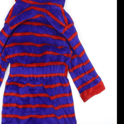 Mini Club Boys Blue Striped   Robe Size 2-3 Years  - Monster