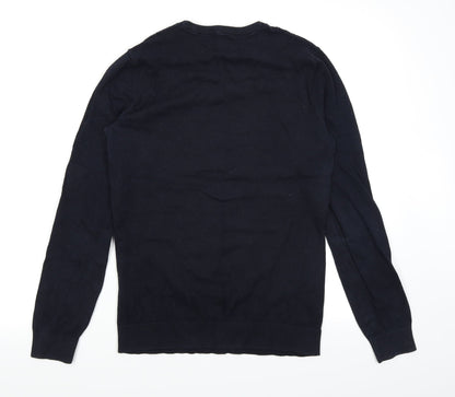 Burton Mens Blue Striped  Pullover Jumper Size S