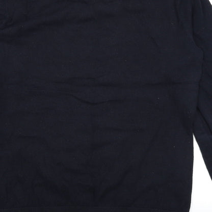 Burton Mens Blue Striped  Pullover Jumper Size S