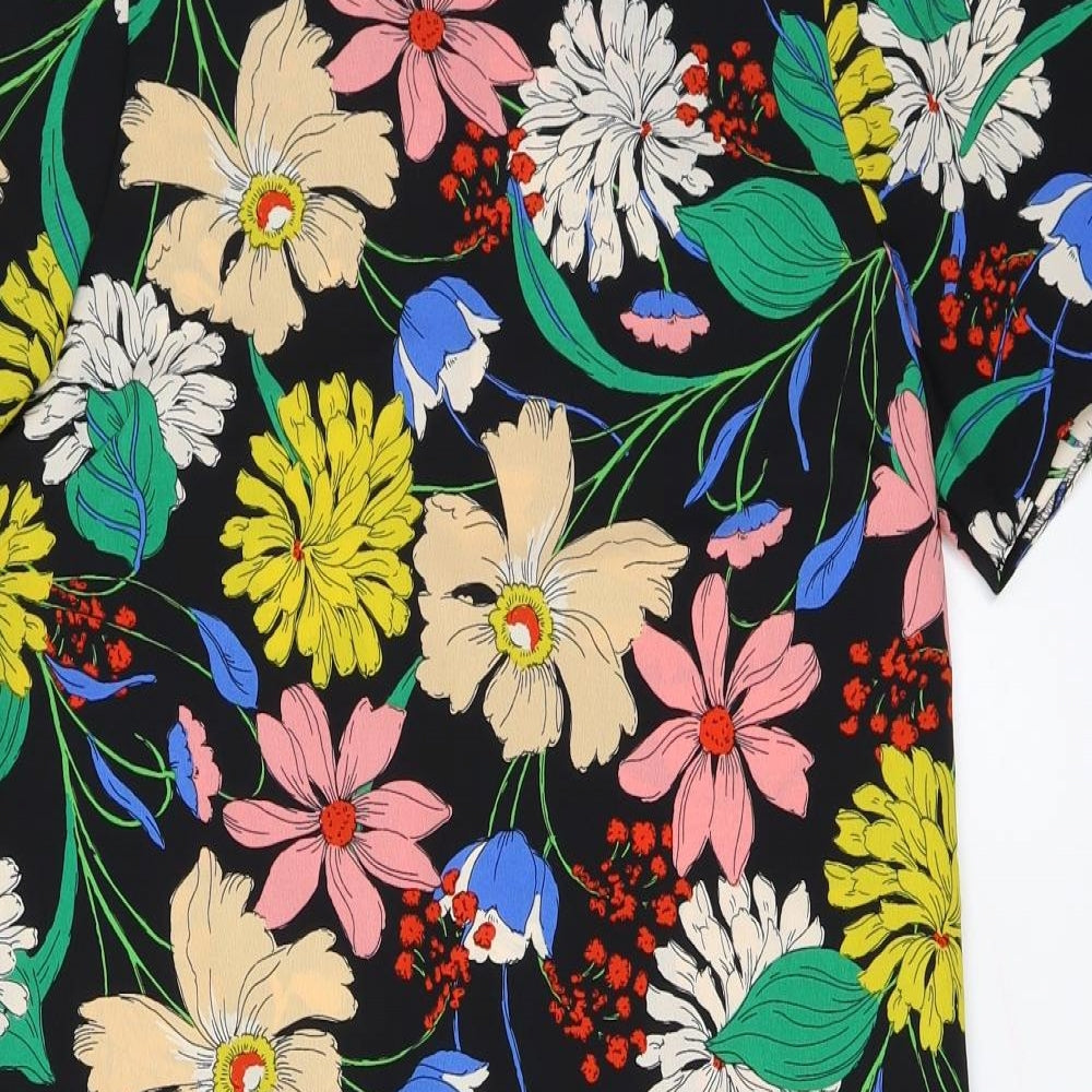 Primark  Womens Beige Floral  Basic Blouse Size 8