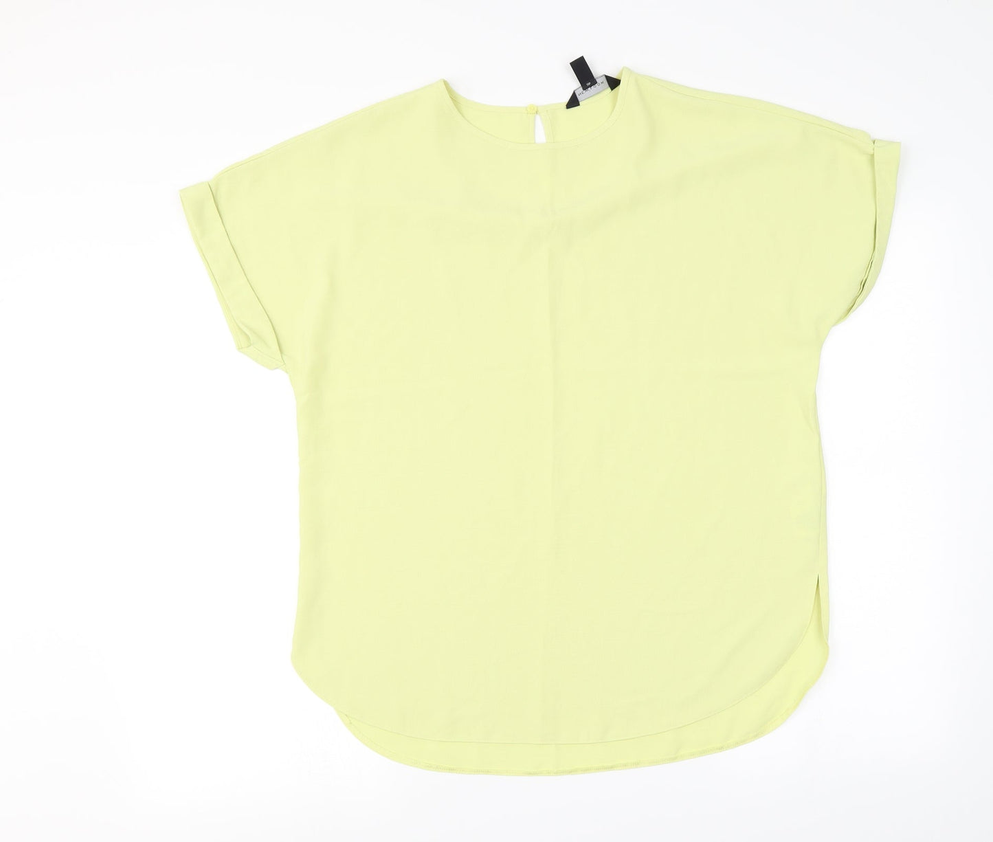 Womens UK Size 12 New Look Green Basic Blouse