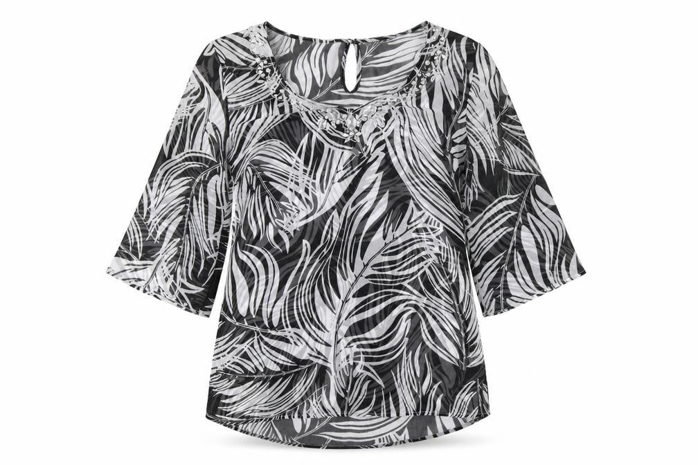 Womens UK Size 12 Together Black Basic Blouse
