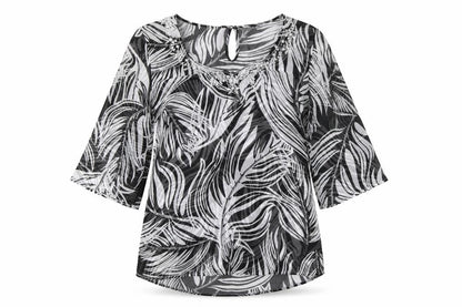 Womens UK Size 12 Together Black Basic Blouse