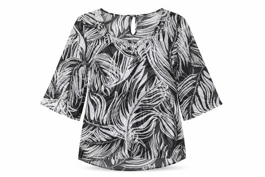 Womens UK Size 12 Together Black Basic Blouse