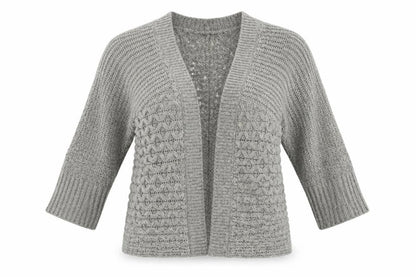 Papaya Womens Grey   Cardigan Jumper Size S