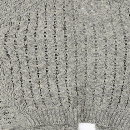 Papaya  Womens Grey   Cardigan Jumper Size S