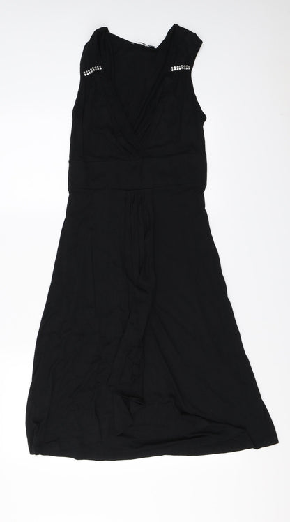 George Womens Black   A-Line  Size 10