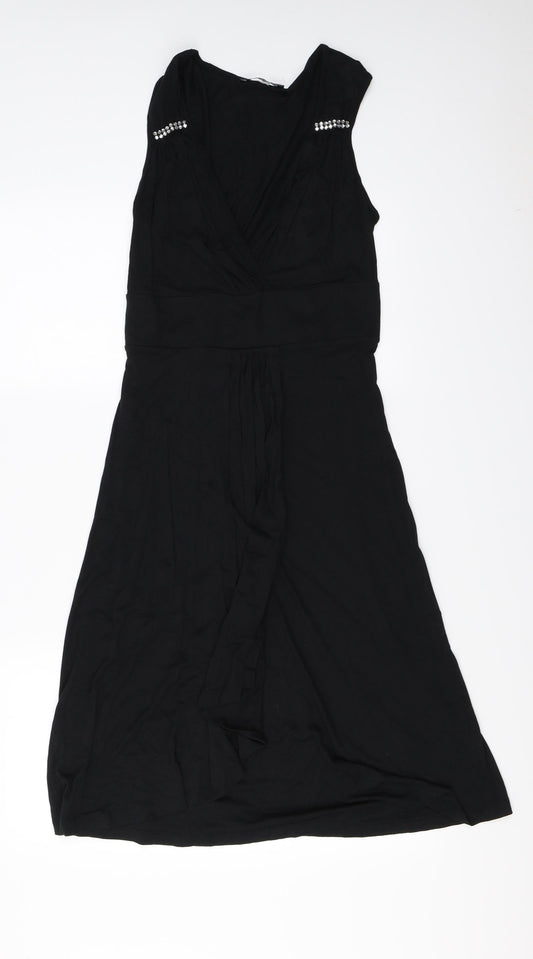 George Womens Black   A-Line  Size 10