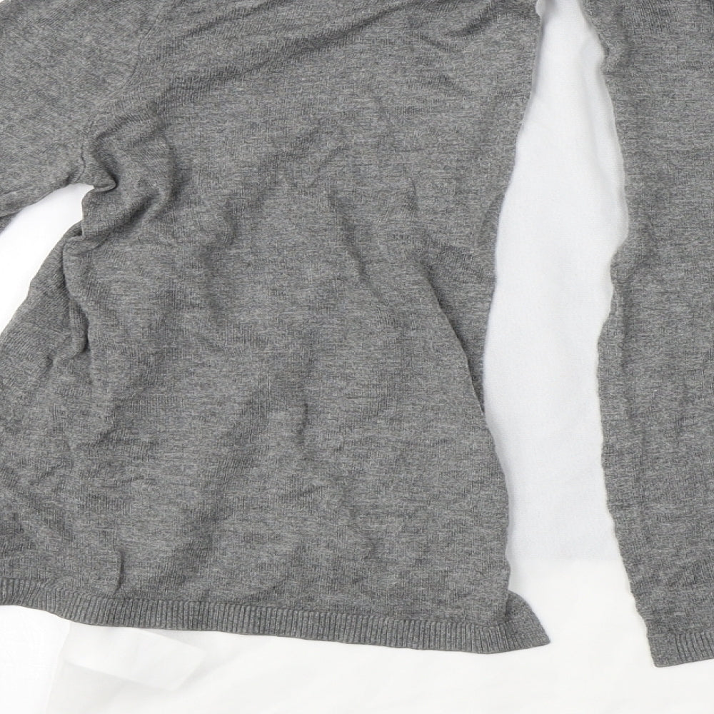 H&M  Womens Grey Paisley  Pullover Jumper Size S