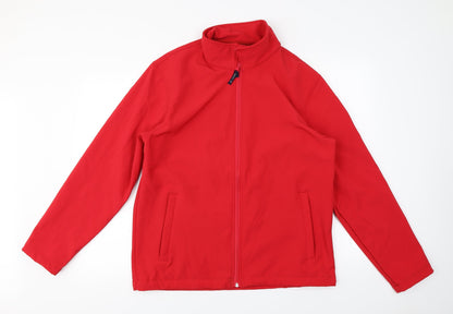 Mens UK Size L Uneek Red Jacket