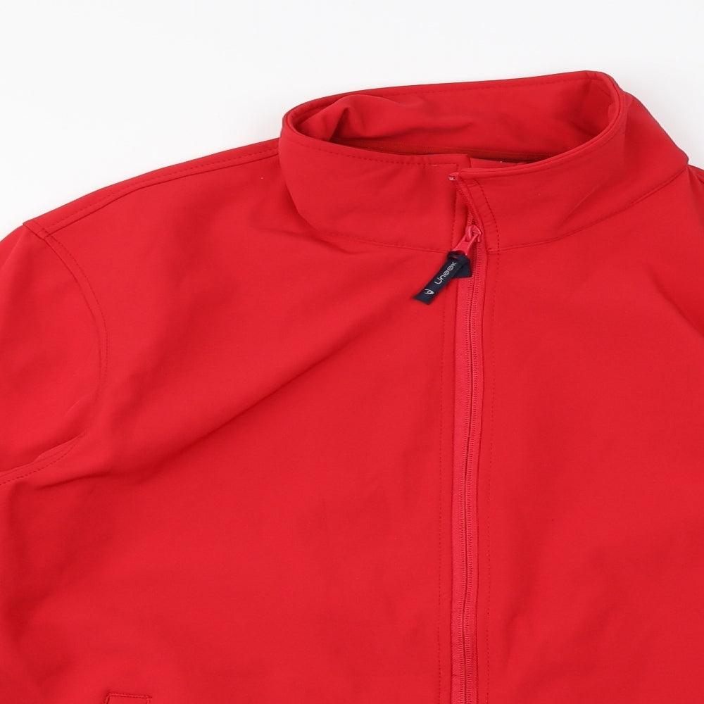 Mens UK Size L Uneek Red Jacket