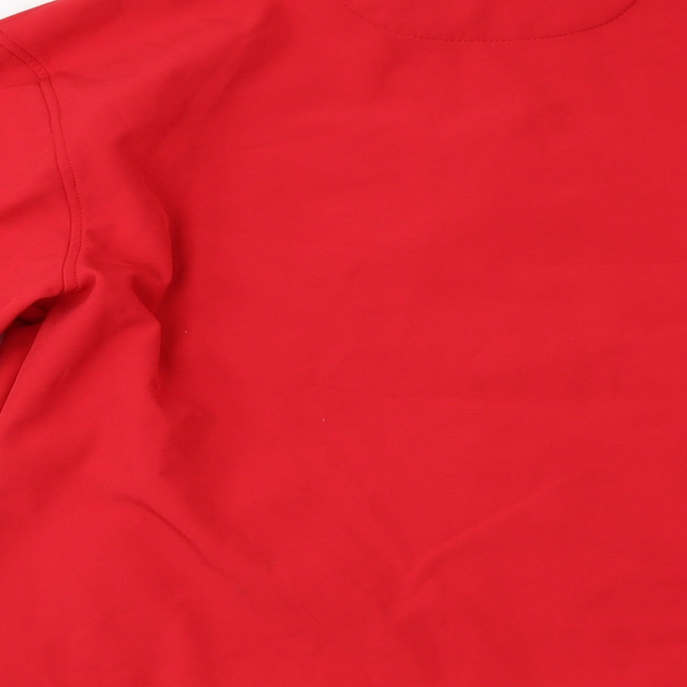 Mens UK Size L Uneek Red Jacket