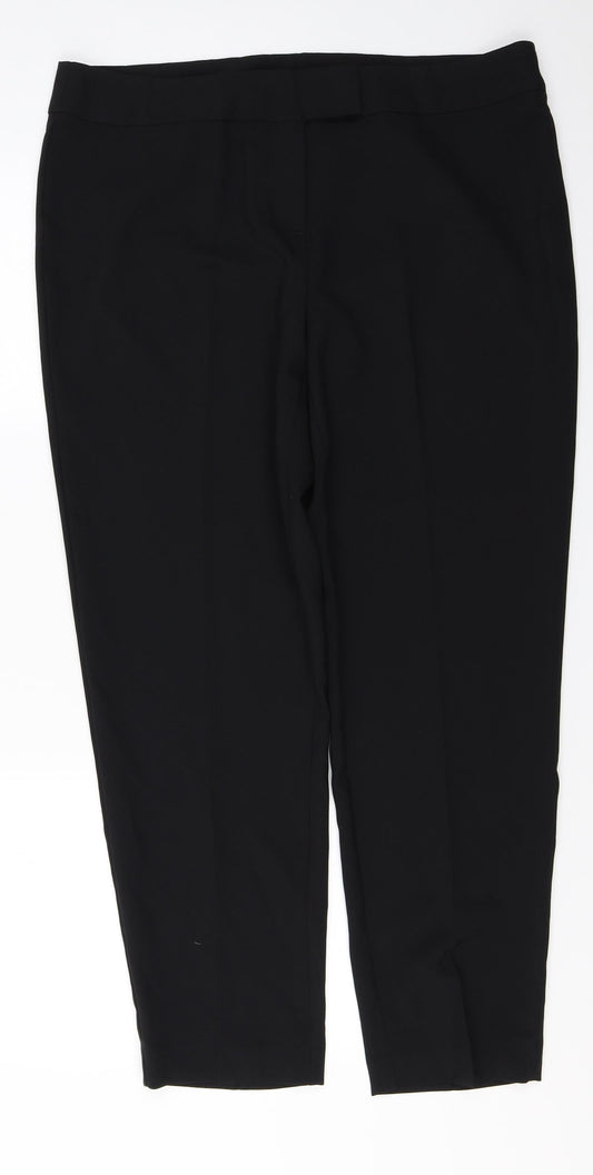 George  Womens Black   Trousers  Size 16 L26 in