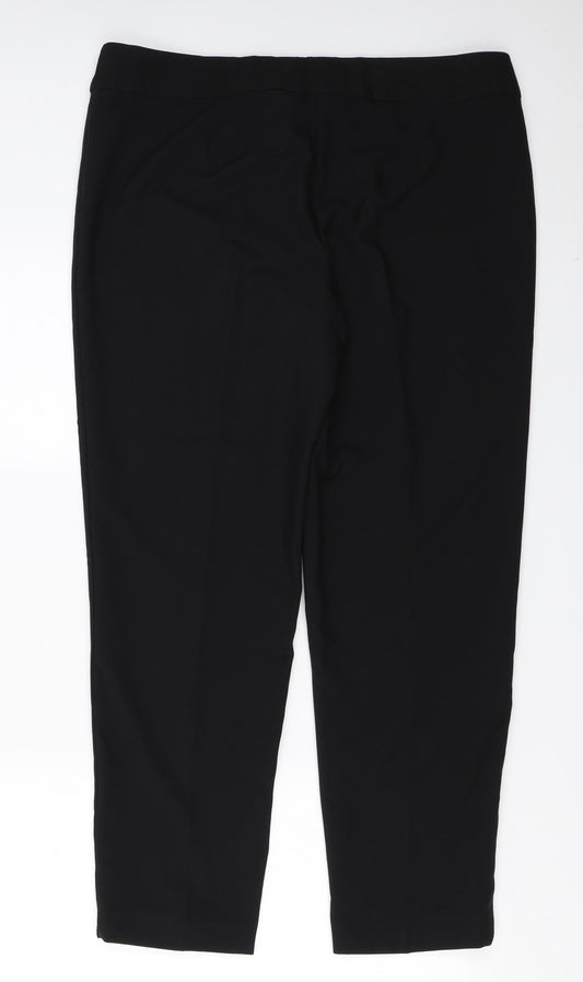 George  Womens Black   Trousers  Size 16 L26 in