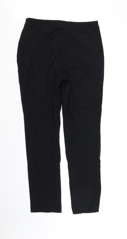 Womens UK Size 12 Marks and Spencer Regular Fit  Black Trousers