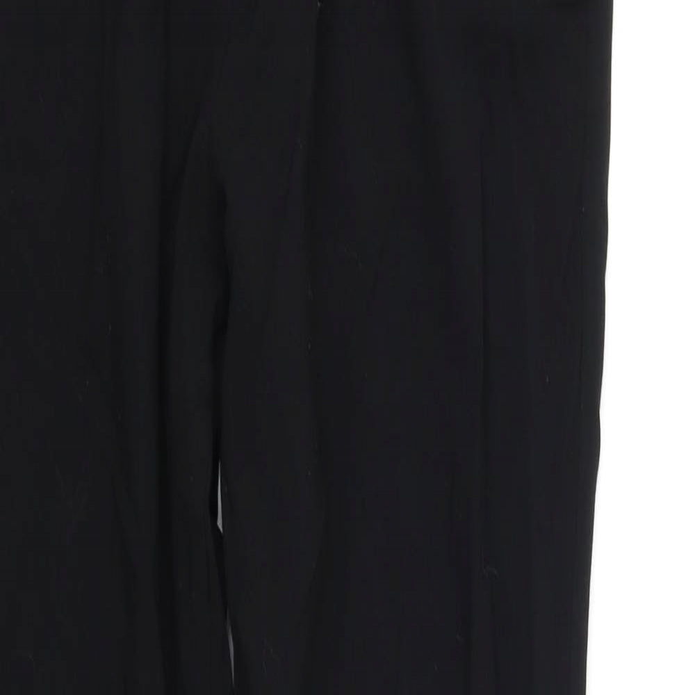 Womens UK Size 12 Marks and Spencer Regular Fit  Black Trousers