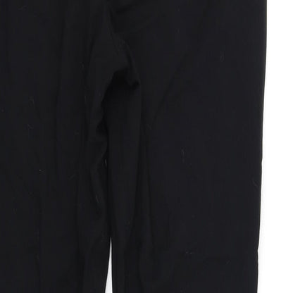 Womens UK Size 12 Marks and Spencer Regular Fit  Black Trousers