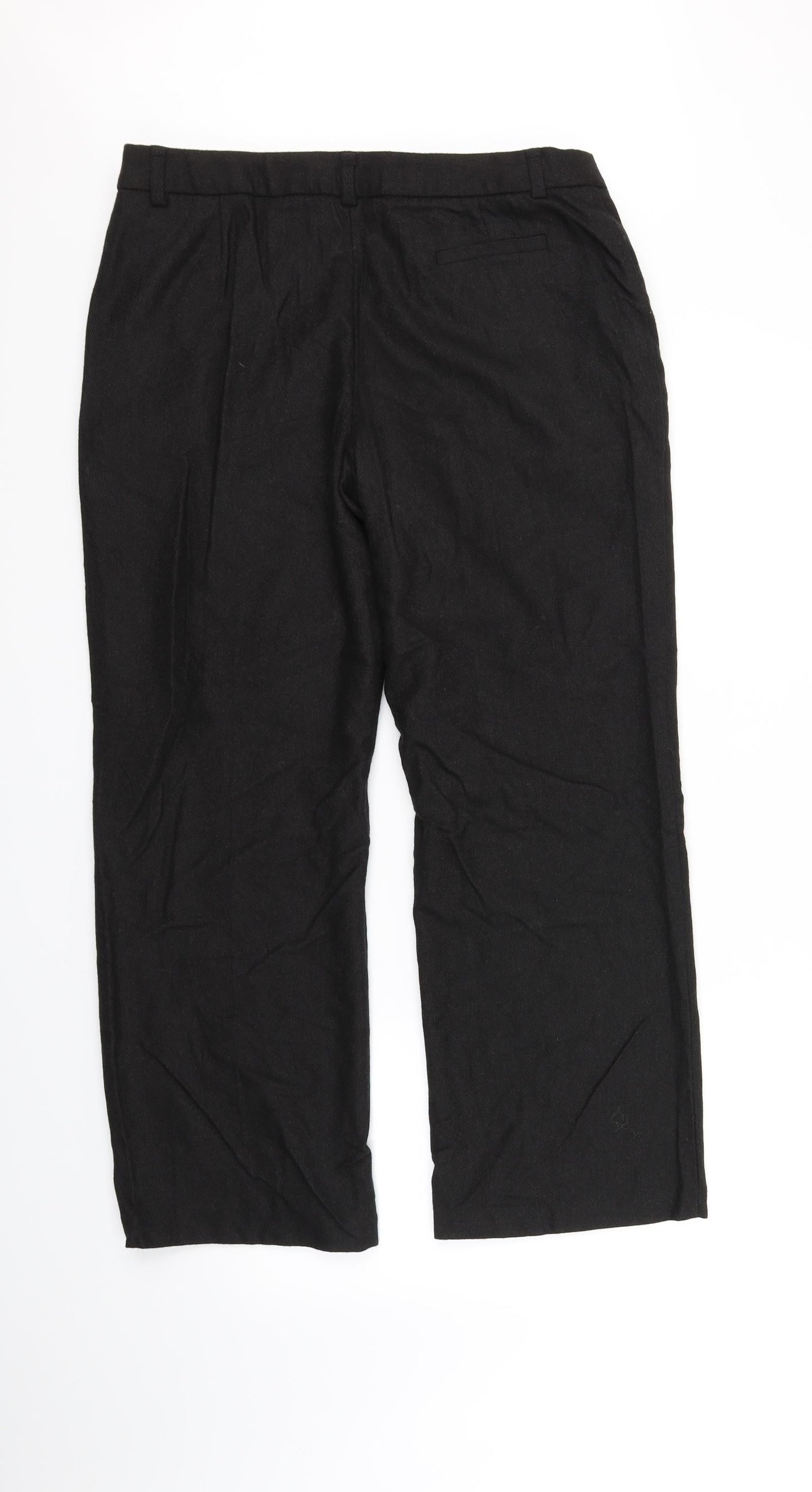 Womens UK Size 14 Marks and Spencer Regular Fit  Beige Trousers