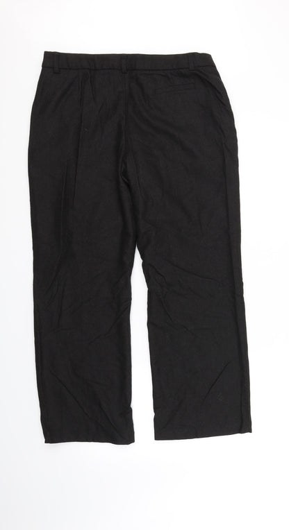 Womens UK Size 14 Marks and Spencer Regular Fit  Beige Trousers