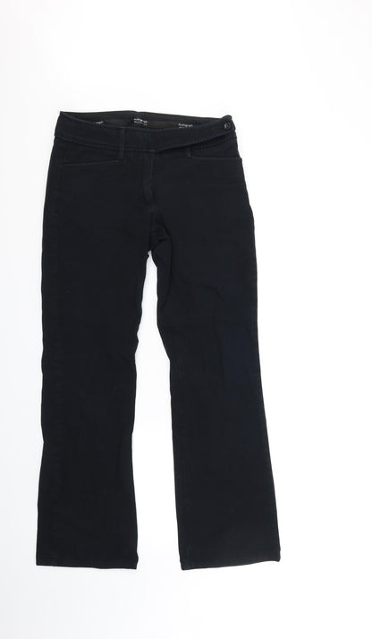 Autograph Womens Black   Trousers  Size 8 L29 in